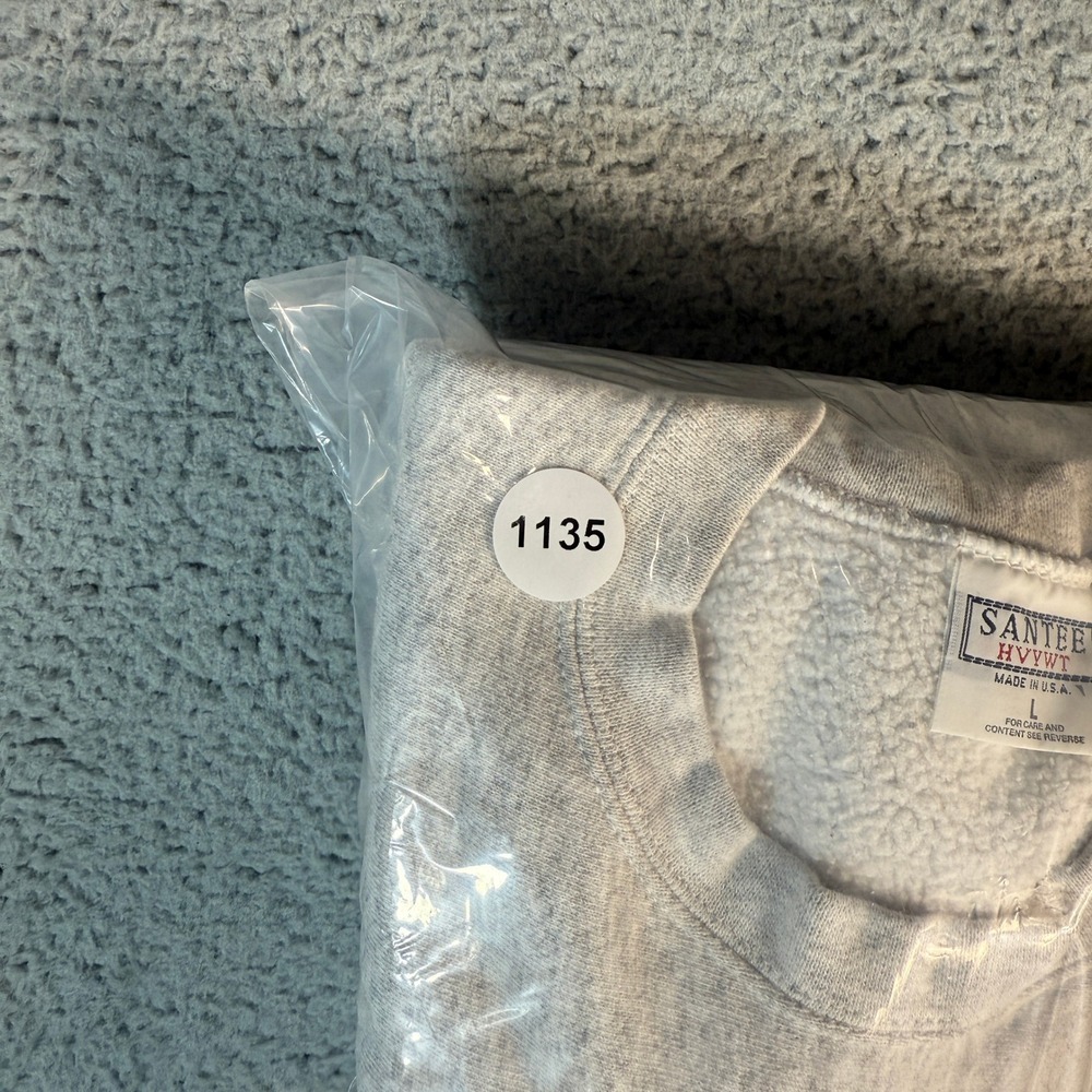 Vintage 90s Mu‎ Phi Epsilon Crewneck Size Large Fraternity Collegiate Sweatshirt - Picture 9 of 9